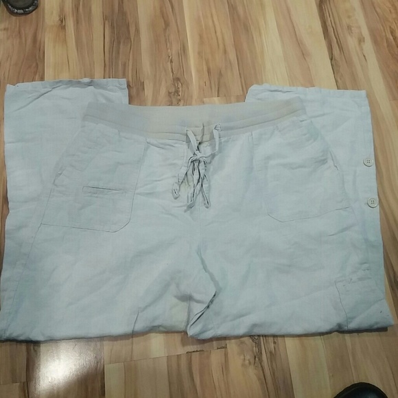 Size 12 Liz Claiborne Linen Pants