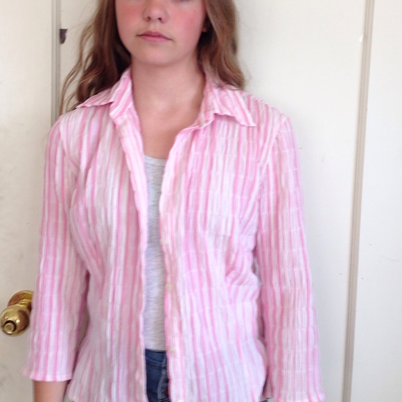 Textured button down - Picture 2 of 4