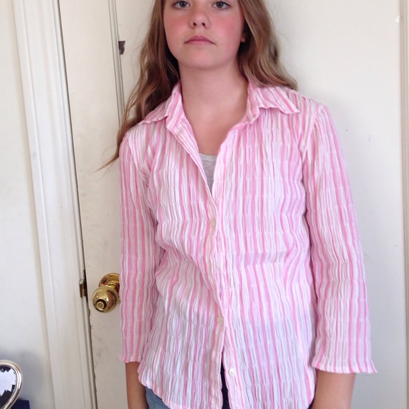 Textured button down - Picture 3 of 4