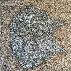 Brandy Melville cheetah crop top