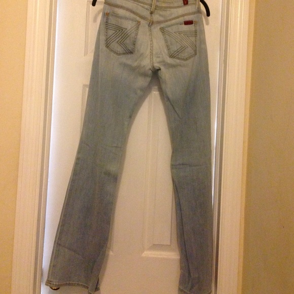 7FAM JEANS FLYNT Sz 24 - Picture 2 of 4