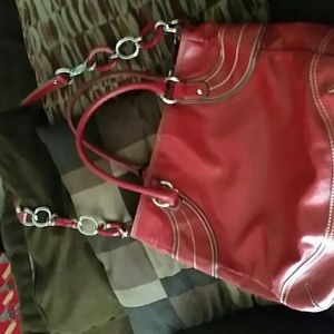 Red gorgeous handbag