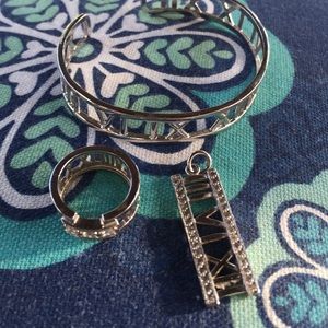 Tiffany inspired sterling silver set