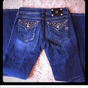 Miss Me jeans and coach wristlet