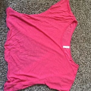Pink crop top