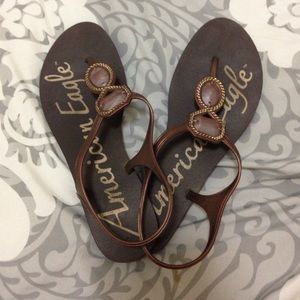 Brown sandals