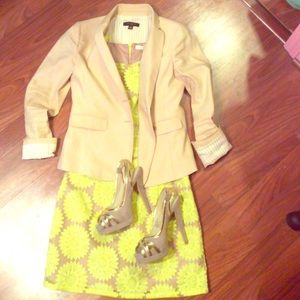 Colin Stuart Heels Gold and Beige