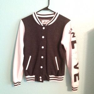 Varsity style jacket