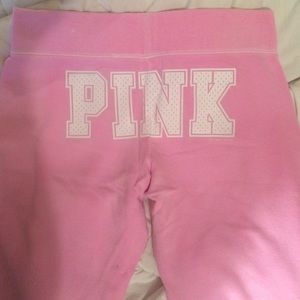 Pink sweatpants
