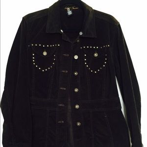 Western style corduroy jacket