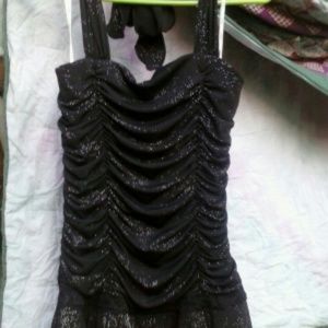 Black sparkling dress