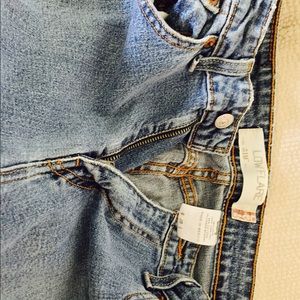 Levi's flared jeans