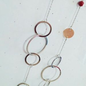 Long Silver Necklace from Nordstrom