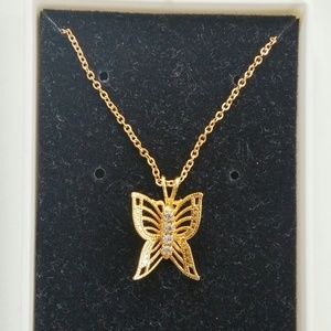 Gold Butterfly Necklace