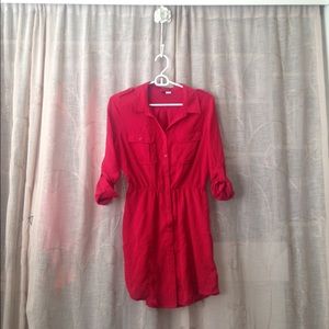 Urban Outfitters -BDG Shirtdress (Red)