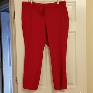 Pink ankle pants (looks red in the pics...sorry)