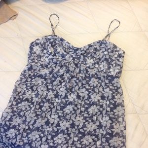 Floral Chiffon empire top