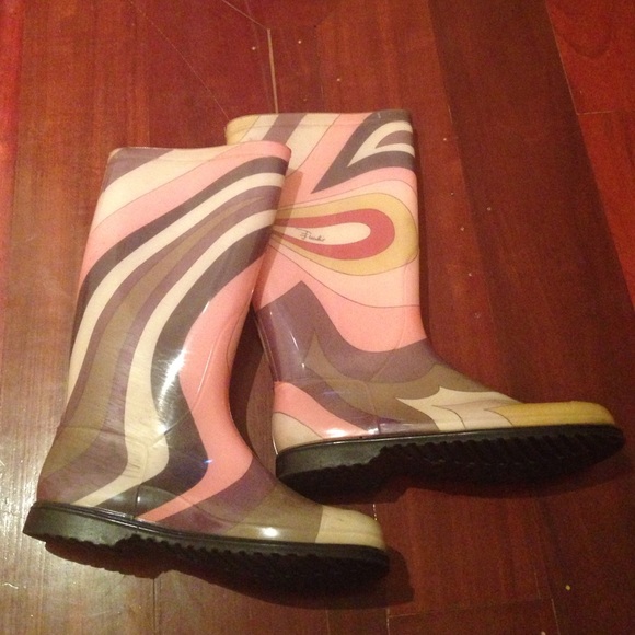 Pucci rain boots