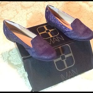 🎉🎉FLASH SALE🎉🎉IMAN Global Chic purple Shoes