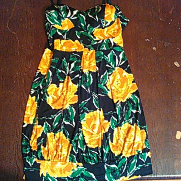Floral print dress