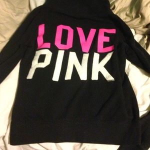 Victoria's Secret Pink black hoodie