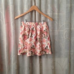 Brandy Melville Floral Skirt