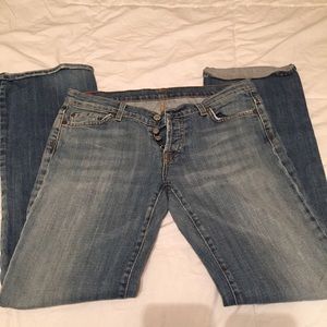 7 for all mankind boot cut jeans sz 30