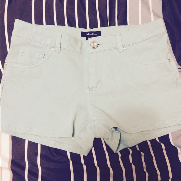 Teal shorts - Picture 1 of 3