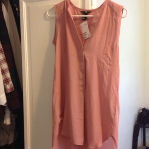 H&M chiffon hi low top