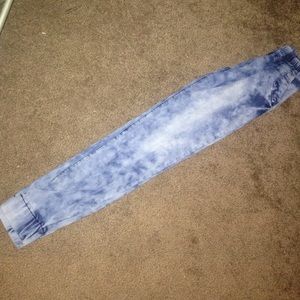 denim joggers