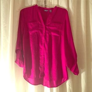 Magenta IZOD blouse