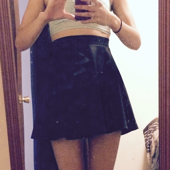 High waisted skirt