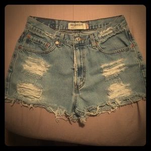 Levi's cutoff high waisted shorts from UO