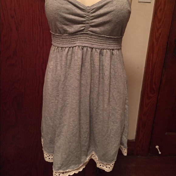 Victoria's Secret Tops - VS Pink grey babydoll tunic tank