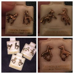 Horse earrings