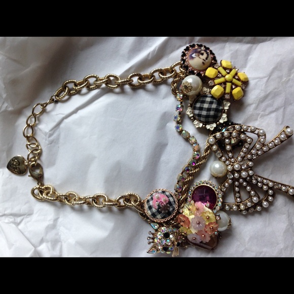 Betsy Johnson Charmed Necklace