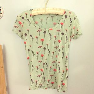 BDG floral scoop neck tee