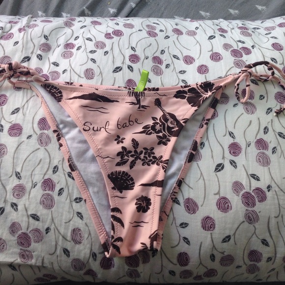 Light pink bikini bottoms