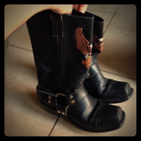 Classic Harley-Davidson boots