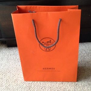 Hermes Shopping Bag 11.5"tall 8.25"wide 3.25" deep