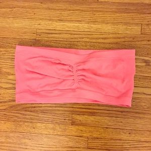 bright coral bandeau