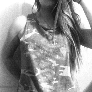 Camouflage muscle tank