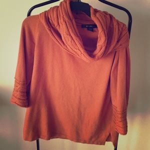 Dark orange sweater