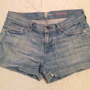 7 for all mankind Jean shorts