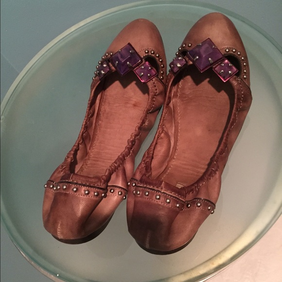 Miu miu jeweled flats - Picture 1 of 4