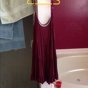 Maroon jada dress