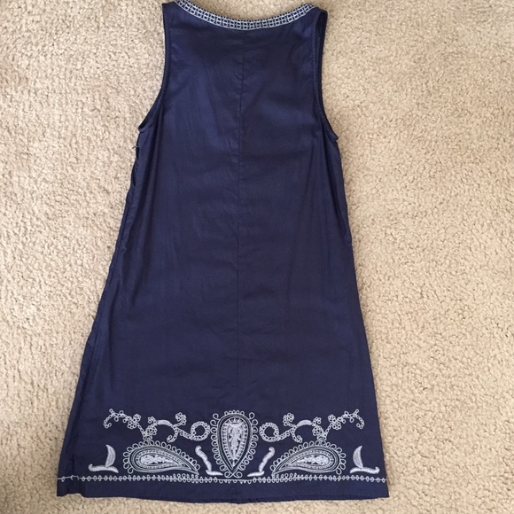 Cute Blue Fun Summer Dress - Picture 4 of 4