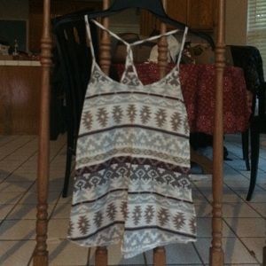 UO Aztec print tank top