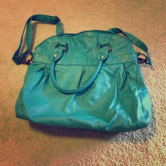 Teal purse