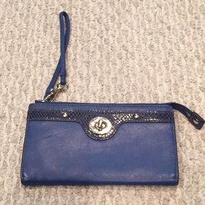 Cobalt blue wristlet/wallet